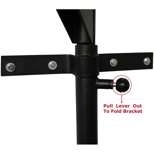 RDX X6 BLACK PUNCH BAG FOLDING WALL BRACKET-3
